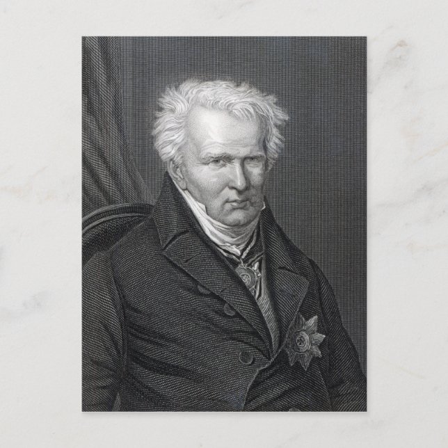 Alexander von Humboldt, ingiven av C. Cook Vykort (Framsida)