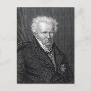 Alexander von Humboldt, ingiven av C. Cook Vykort