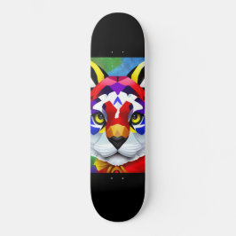 Alexander's Cat black skateboard