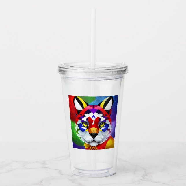 Alexander's Cat clear acrylic tumbler Take Away Mugg (Framsida)