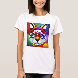 Alexander's Cat dam vit T-shirt