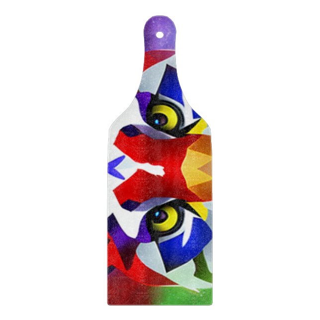 Alexander's Cat glass padd skärbräda (Framsidan)