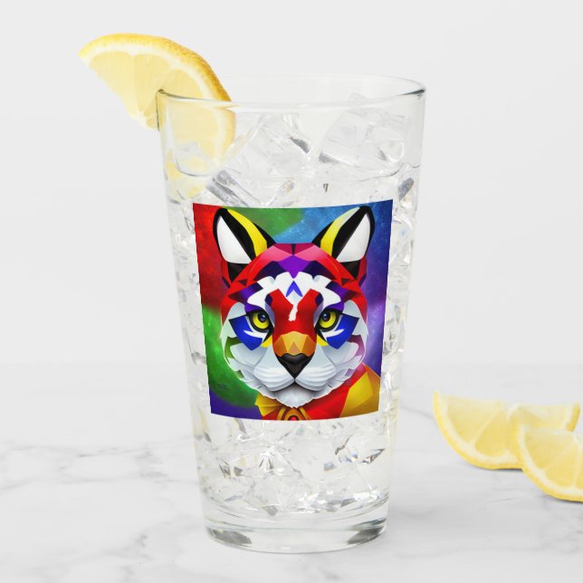 Alexander's Cat glass tumbler Glaskopp (Framsida Ice)