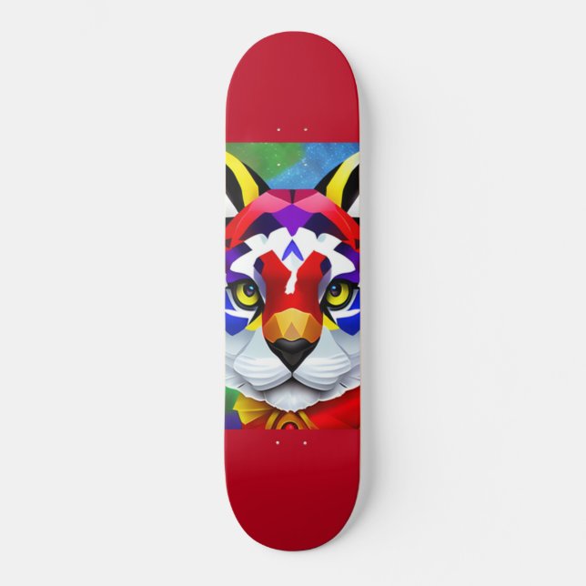 Alexander's Cat Red Skateboard (Framsida)
