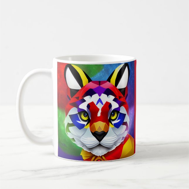 Alexander's Cat röd höger hand mugg (Vänster)