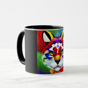 Alexander's Cat svart center combo-mugg Mugg