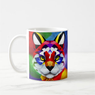 Alexander's Cat vit mugg