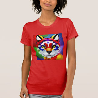 Alexander's Cat women red T-shirt
