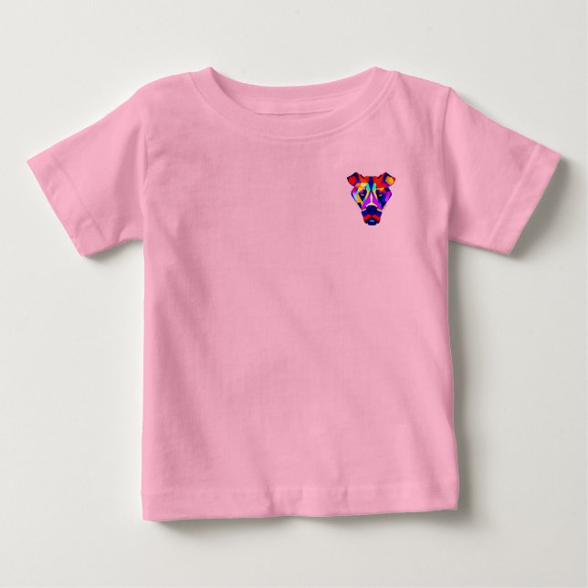 Alexander's Dog baby rosa T-shirt ficka (Framsida)