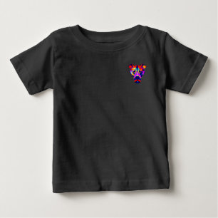 Alexander's Dog baby svart T-shirt ficka
