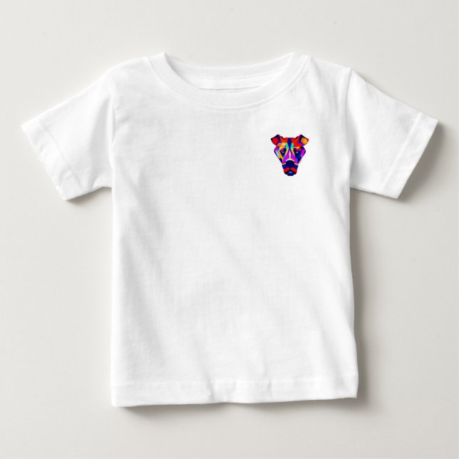 Alexander's Dog baby vit T-shirt ficka (Framsida)