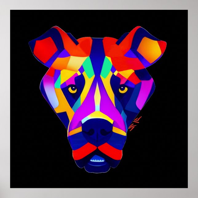 Alexander's Dog black value matte poster (Framsidan)