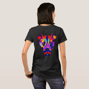Alexander's Dog kvinnor svart T-shirt baksida