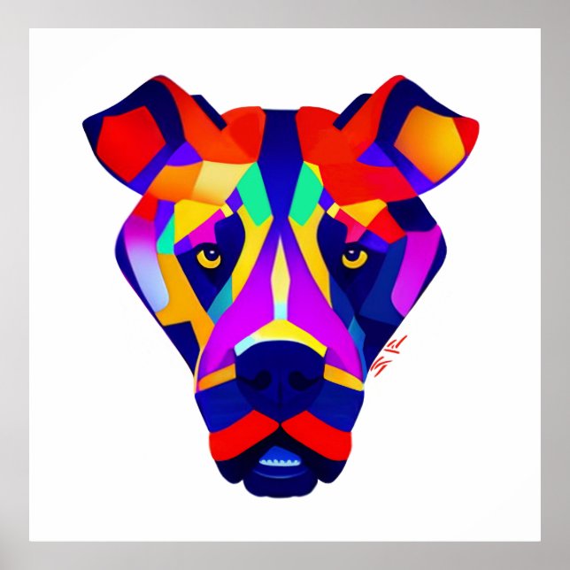 Alexander's Dog white value matte poster (Framsidan)