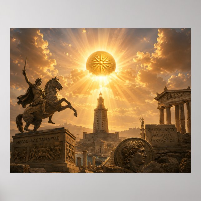Alexander's Golden Dawn  Forntida Hellenistisk  Poster (Framsidan)