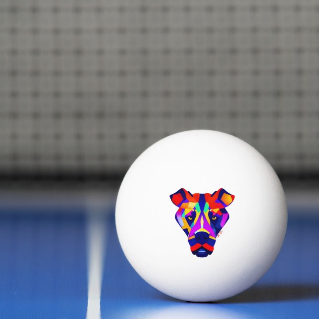 Alexander's Hund white 3-star ping pong boll (Netto)