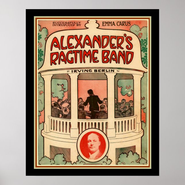Alexander's Ragtime Band Poster (Framsidan)