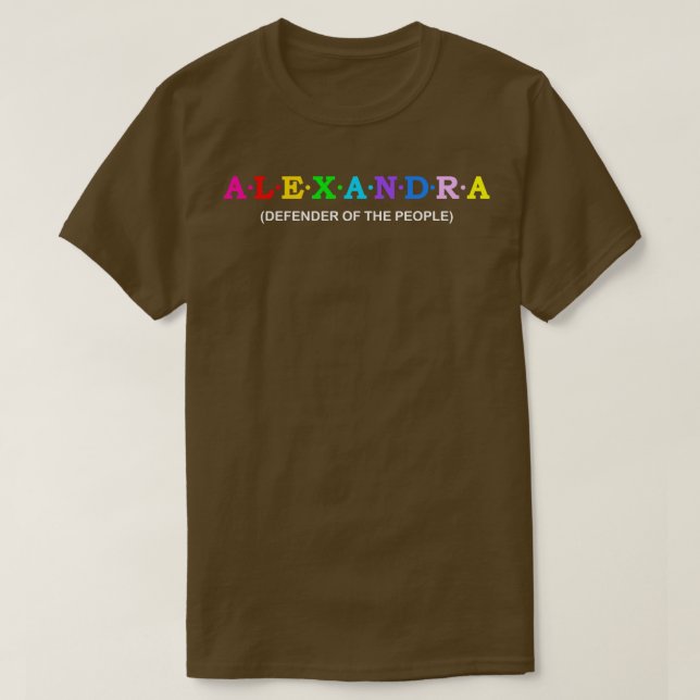 Alexandra Defender of the People T Shirt (Design framsida)