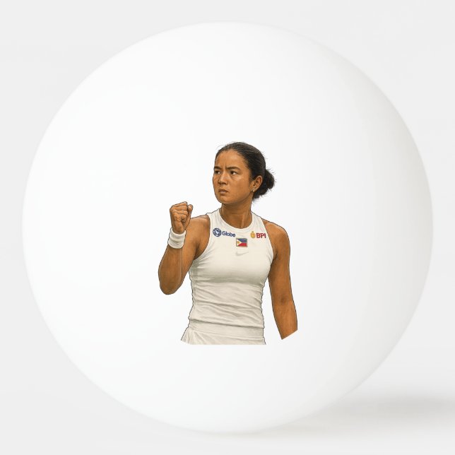 Alexandra Eala - Guadalajara Champion 2025 Pingisboll (Framsidan)