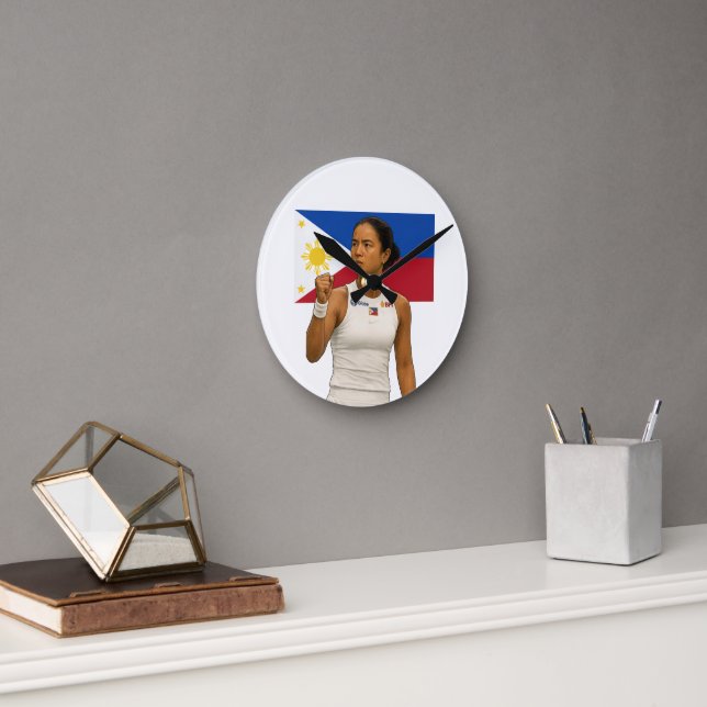 Alexandra Eala - Guadalajara Champion 2025 Rund Klocka (Kontor)