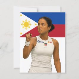 Alexandra Eala - Guadalajara Champion 2025 Vykort