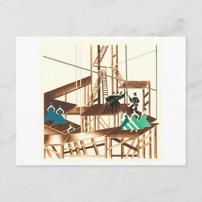 Alexandra Exter Helg Vykort (Framsida)