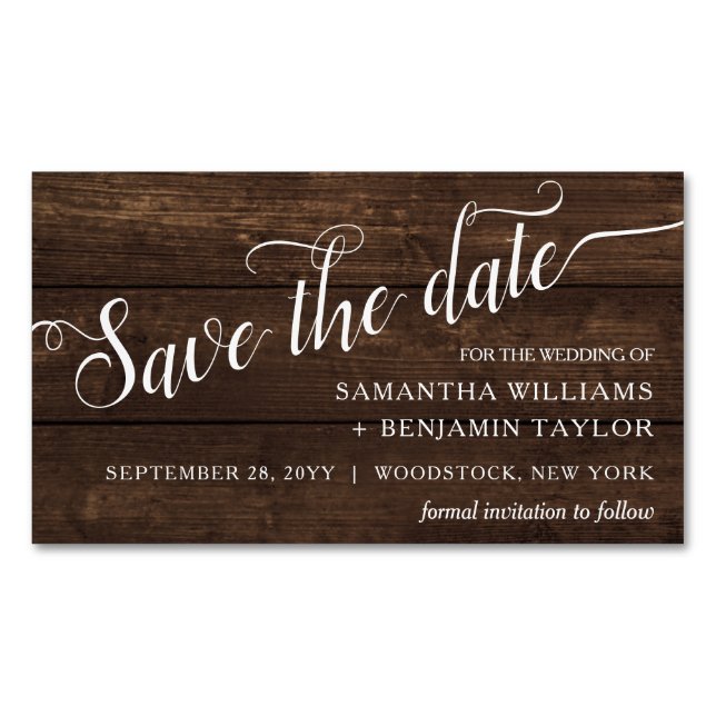 Alexandra Rustic Spara datum magneter (Framsida)