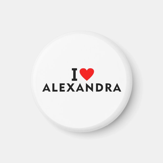 Alexandra Sydafrika kärlek stad hjärta som reser Magnet (Framsidan)