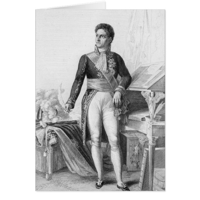 Alexandre Berthier Hälsningskort (Framsidan)