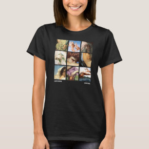 Alexandre Cabanel Berömd Paintings Grid T Shirt