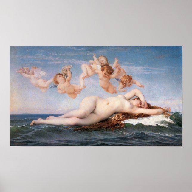 Alexandre Cabanel The Birth of Venus Print Poster (Framsidan)