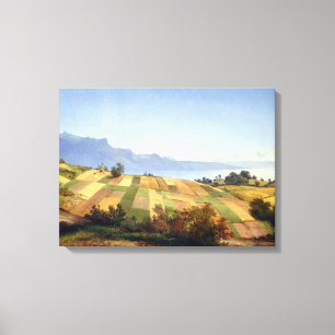 Alexandre Calame schweizare landskap Canvastryck