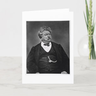 Alexandre Dumas pere (1802-70), från 'Galerie Cont Kort