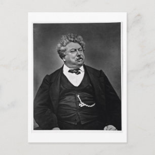 Alexandre Dumas pere (1802-70), från "Galerie Cont Vykort