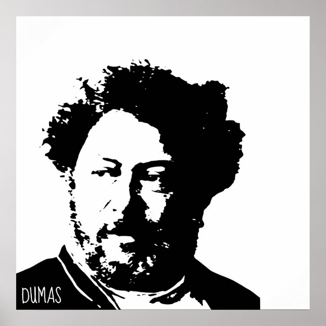 Alexandre Dumas Poster (Framsidan)