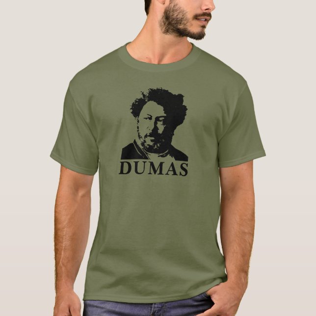 Alexandre Dumas T Shirt (Framsida)