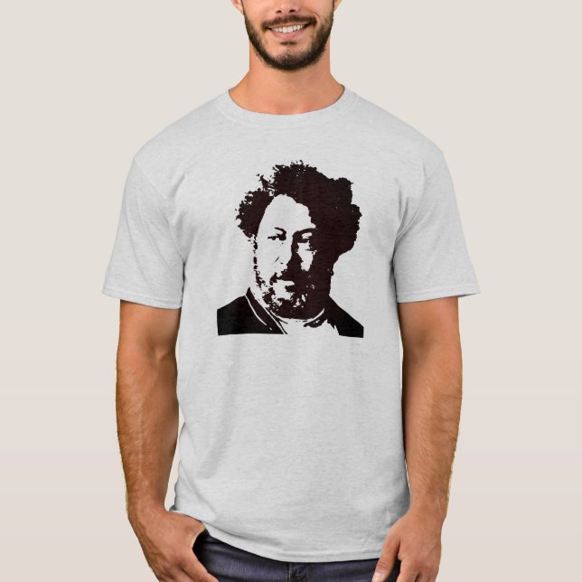 Alexandre Dumas T Shirt (Framsida)