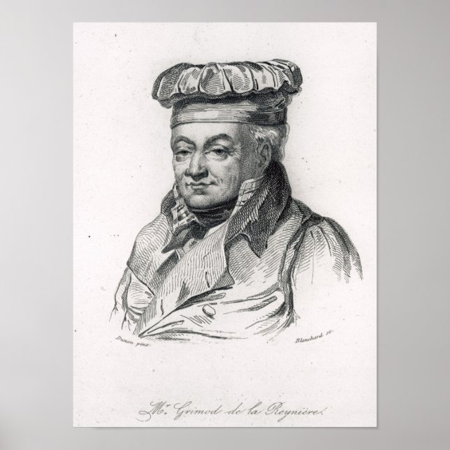 Alexandre Grimod de la Reyniere Poster (Framsidan)