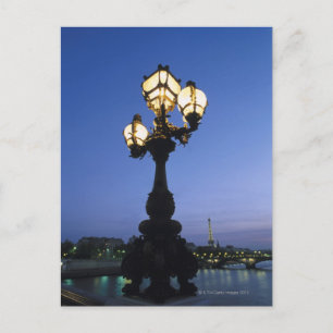 Alexandre III Bridge i Paris Vykort