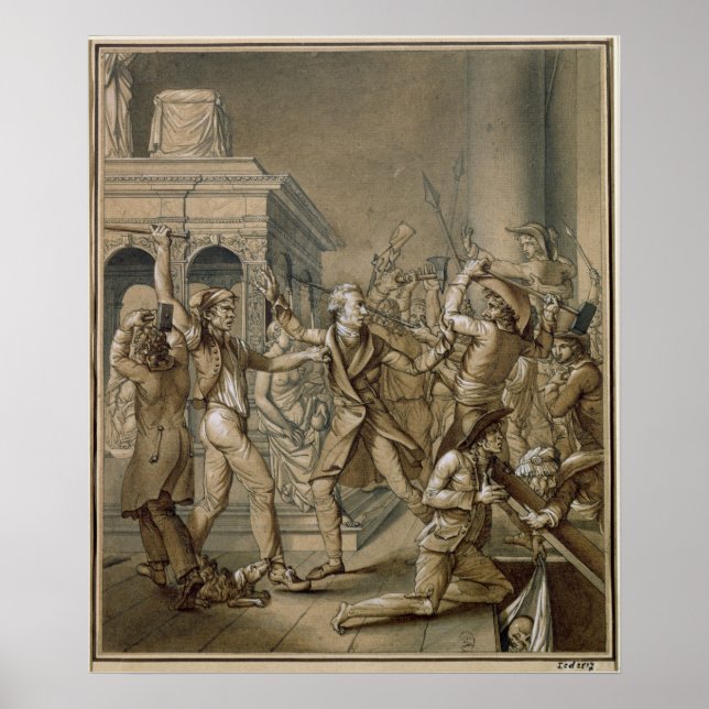 Alexandre Lenoir motsatte sig förstörelsen Poster (Framsidan)