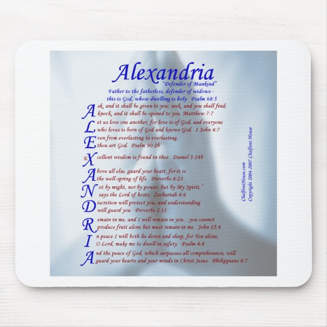 Alexandria Acrostic Musmatta (Framsidan)
