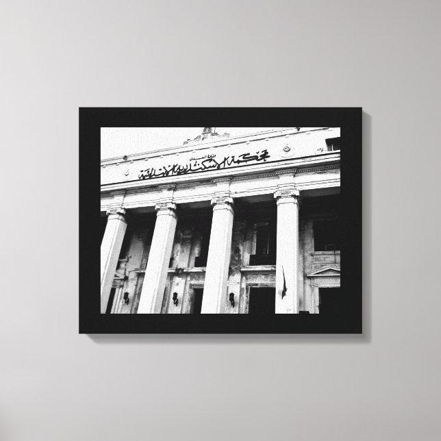 Alexandria Byggnads Canvastryck (Framsida)