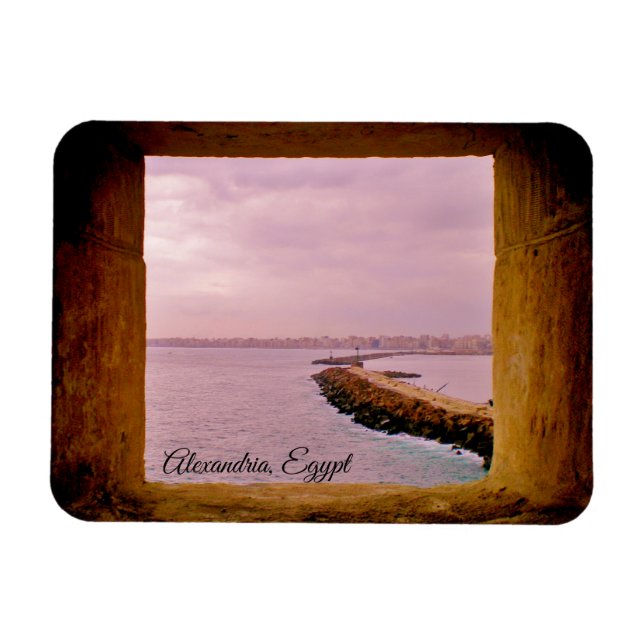 Alexandria, Egypten Magnet (Horisontell)