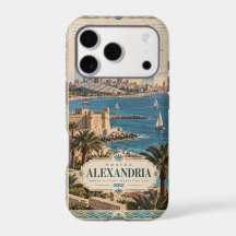Alexandria Egypten Medelhavet Konst iPhone-fodral