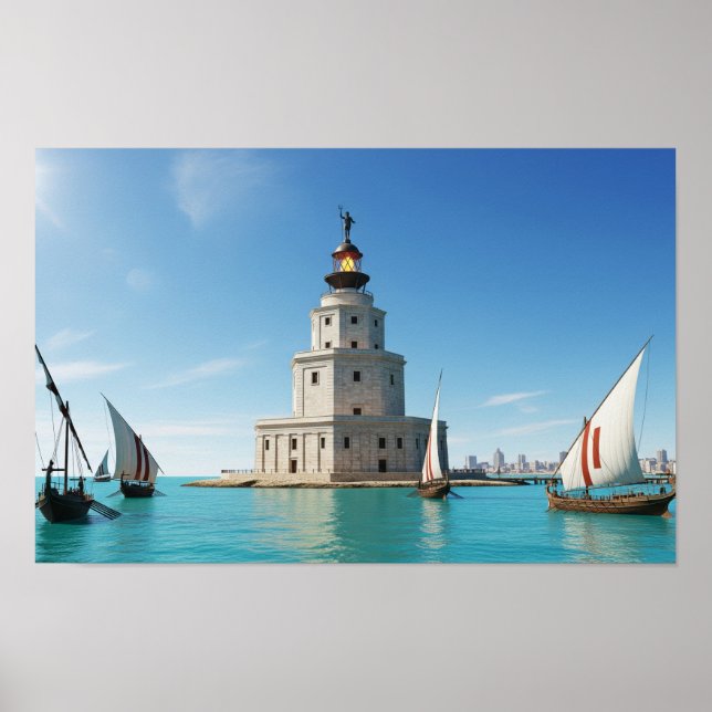 Alexandria fyr poster (Framsidan)