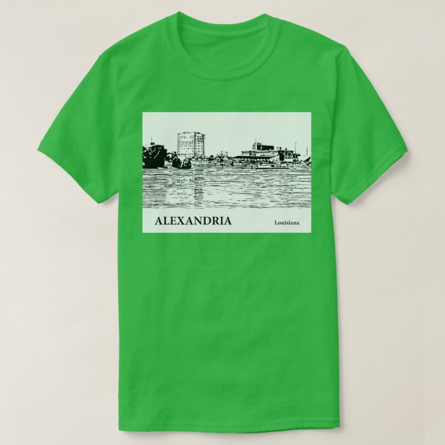 Alexandria Louisiana TShirt - 2 T Shirt (Design framsida)