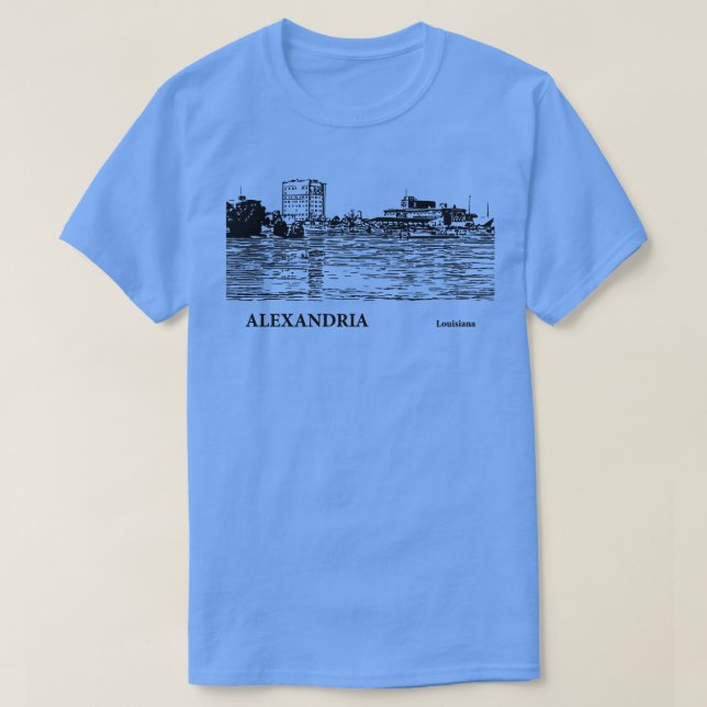 Alexandria Louisiana TShirt - 3 T Shirt (Design framsida)