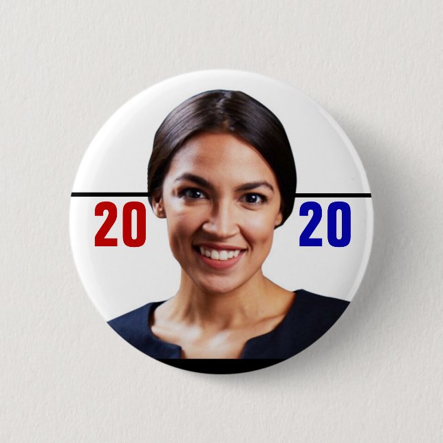 Alexandria Ocasio-Cortez 2020 Knapp (Framsida)
