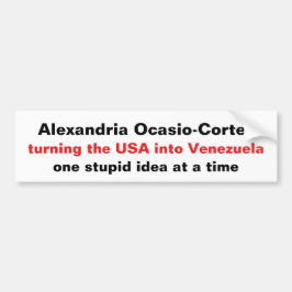 Alexandria Ocasio-Cortez dumma idéer Bildekal