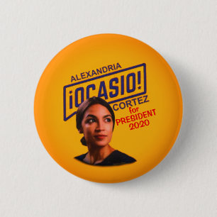 Alexandria Ocasio Cortez för president Knapp